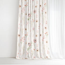 Goldea dekor függöny - rózsaszín virágok 180x150 cm