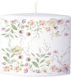 Emocio Ellipszis Alakú Gyertya 120X55X95 Mm, Bloom Charm