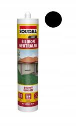 Soudal Semleges szilikon 280 ml fekete (137665)
