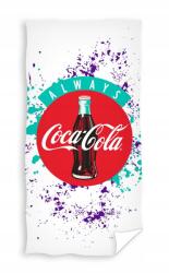 Carbotex COCA-Cola pamut Törölköző 70x140 cm Cola (COLA201021-R)