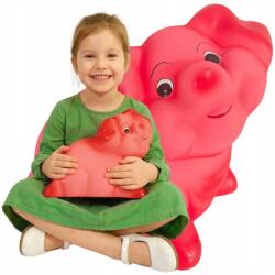  Nagy méretű Malac persely, kerámia, nem nyitható, törhető, Rózsaszín XXL