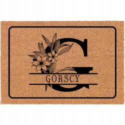 TabPrint Lábtörlő G-betűs Ajtó Előtti Cipőkhöz Személyre szabott név Minták (Kokosowa Wycieraczka Frontowa Personalizowana)