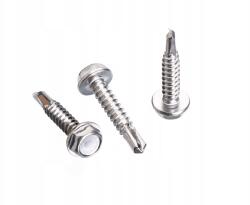 Milwar 5, 5x19 Rozsdamentes Önfúró Lemezcsavar 6-szögletű Kulcsos 7504K (10) (7504K25519)