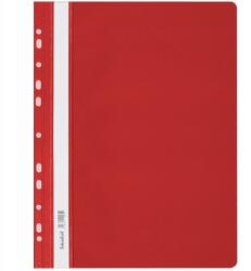 Netuno Kemény műanyag iratgyűjtő akasztóval Bf piros, dokumentumokhoz, iratrendezőbe (SH-01-01)