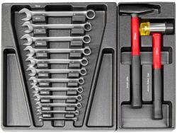 Kraft&Dele Szekrény Szerszámosláda Kerekek Zár 6 fiók 263 Elemek Kraft&Dele (KD361)