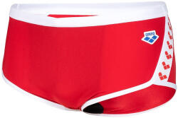 arena icons swim low waist short solid red/white m - uk34