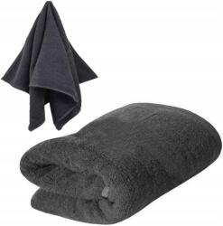 York Fürdő frottír törölköző 140X70 vastag nedvszívó pamut 500g Rimini Szürke (RIMINI SZARY 24 500)