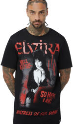 KILLSTAR tricou unisex KILLSTAR x ELVIRA - Hell Was Full - Black - KSRA014120
