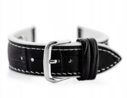 Pacific Gumiszíj U18 karórához fekete/fehér 20mm (tayma-17305)