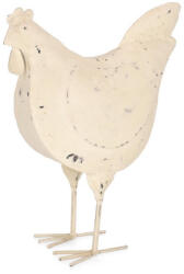 Bizzotto Figurina Gaina metal alb vintage 40x19, 5x48, 5h (0187417)
