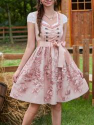 Shein Rózsaszín Ruha Virág Mintás 8SU S06__XXL