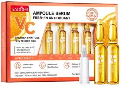 SADOER Ser facial tip fiola cu Vitamina C efect antioxidant 2 ml x 7 buc