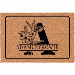 TabPrint Lábtörlő Bemeneti 60x40cm Személyre szabott Név A Betűvel Különböző Minták (Kokosowa Wycieraczka Frontowa Personalizowana)