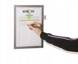 Durable duraframe Note" prezentációs keret, ezüst, A4, öntapadós, jegyzetekhez, (499323)