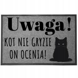 TabPrint Lábtörlő Bejárati Monokróm 40X60 Ajándék Nyomtatás Divatos Stílus Dekoráció (WYCIERACZKA MONOCHROM SZARA MODNA STYL TRWAŁA)