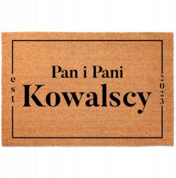 TabPrint Lábtörlő 40X60 Monogram Otthonod Személyre Szabott Belső Sláger (KOKOSOWA 40X60 WYCIERACZKA TWOJE INICJAŁY)