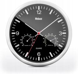 Mebus Falióra Mebus Hőmérő Higrométer 25 cm Ezüst Fekete (56731)