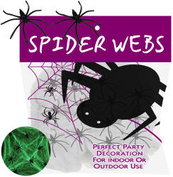 Ruhhy Sötétben világító pókháló Ruhhy 26214 (00026214)