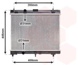 VAN WEZEL Chladič motora VAN WEZEL 53002357 (53002357)