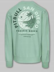 Pitbull Férfi Pitbull Klasszikus Crewneck Pamut Pulóver Washed Planet Surf (115050310003)