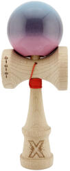 Flippy Kendama X Originala, Profesionala, Flippy, Big Cups V2, Super Sticky Cupe Mari, Rulment Metalic cu Ata 55 cm, Albastru Deschis Mov Roz (teo-164126)