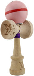 Flippy Kendama X Originala Silken, Profesionala, Flippy, Cupe Mari KING SIZE V3, Super Sticky, Gaura in Baza, Rulment Metalic, din lemn 18 cm, Ata 62 65 cm, Roz (teo-164343)