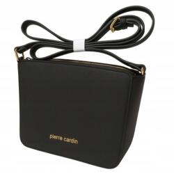 Pierre Cardin kézitáska postás táska poliuretán Eko bőr Fekete