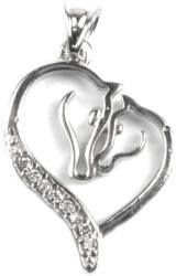 Flippy Pandantiv, Jolie Silver, Argint 925, Model Horses in Love, 16 x 20 mm, 1.6 g (TEO-05231)