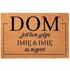 TabPrint Lábtörlő Ajtó Alá Bejárati Cipő Kókusz 40 x 60 Az Ön Neve (Wycieraczka do butów 60x40 kokosowa)