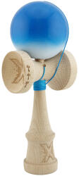 Flippy Kendama X Originala, Profesionala, Flippy, Big Cups V2, Super Sticky cu Cupe Mari, din lemn 18 cm, Rulment Metalic cu Ata 55 cm, Albastru Alb (teo-164438)