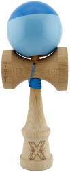 Flippy Kendama X Originala, Profesionala, Flippy, Big Cups V2, Super Sticky cu Cupe Mari, Rulment Metalic, din lemn 18 cm, Ata 55 cm, Albastru Bleu (teo-164696)