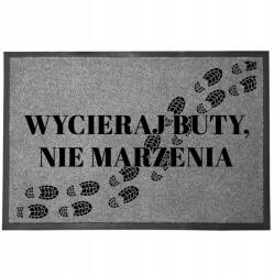 TabPrint Lábtörlő Bejárati Monokróm 40X60 Dekoráció Nyomtatás Ajándék Stílus Divatos (WYCIERACZKA TRWAŁA SZARA MONOCHROM STYL MOCNA)