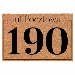 TabPrint Lábtörlő Bejárati Kókusz Bézs 40X60 Sláger Lakóhely: Utca És Szám (ZAMIESZKANIE: ULICA I NUMER)