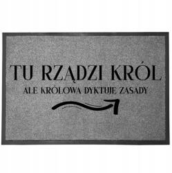 TabPrint Lábtörlő Bejárati Monokróm 40X60 Divatos Dekoráció Stílus Ajándék Nyomtatás (WYCIERACZKA MOCNA TRWAŁA STYL MONOCHROM SZARA)