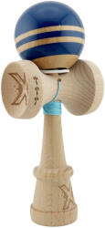 Flippy Kendama X Originala RAINBOW, Profesionala, Flippy, Cupe Mari KING SIZE V3, Super Sticky, Gaura in Baza, Rulment Metalic, din lemn 18 cm, Ata 62 65 cm, Albastru Maro (teo-164340)