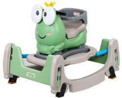 Flippy Masinuta Balansor Multifunctionala pentru Copii, Flippy, Model Cal Scooter de tip Masinuta Balansor, Varsta 1-3 ani, 84 x 80 x 58 cm, fara Maner, Verde (teo-164041)