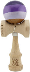 Flippy Kendama X Originala, Profesionala, Flippy, Big Cups V2, Super Sticky Legendary Cupe Mari, Rulment Metalic cu Ata 55 cm, Purpuriu Mov Lila (teo-164137)