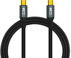 Prestige Charge Cablu USB-C 3.2 100W PRESTIGE CHARGE, Transfer 20Gbps & Video 4K@60Hz, PD 3.0, compatibil Thunderbolt 3, Laptop, Tableta, iPhone 15/16/17, 2m, Negru - prestigecharge - 59,96 RON