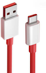Prestige Charge Cablu USB la USB-C pentru Date si Incarcare Rapida 7.3A, PRESTIGE CHARGE, SuperVooC 80W pentru OnePlus, 1m, Rosu