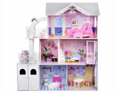 Jokomisiada Fa babaház xxl 120 cm+bútorok Nagy fa babaház (ZA5388)