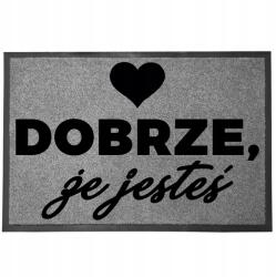 TabPrint Lábtörlő Bejárati Monokróm 40X60 Stílus Nyomtatás Dekoráció Ajándék Divat (WYCIERACZKA STYL SZARA TRWAŁA MONOCHROM MOCNA)