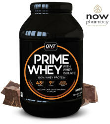 QNT Prime Whey Proteină Din Zer Fără gluten cu Aromă Brownie cu ciocolată belgiană 908gr (MAS0043)