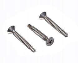 Milwar 4, 8x32 Önfúró Lemezcsavar Rozsdamentes Kúp A2 7504O 7504P (10) (7504P24832)