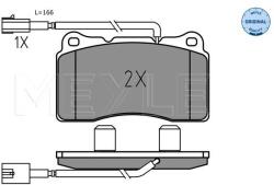 MEYLE Sada brzdových platničiek kotúčovej brzdy MEYLE 025 237 5716 (025 237 5716)