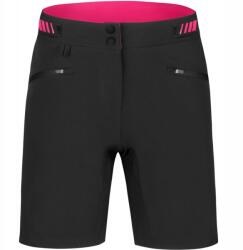 Etape Cat 2.0 női rövidnadrág laza betéttel fekete-rózsaszín M (2405912)