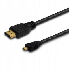 SAVIO cl-39 kábel (hdmi M Micro Hdmi M; 1m; fekete szín) (CL-39)