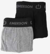 Emerson Slipuri pentru bărbați Negru/gri 2Pachet 221. EM06.06-MULTI-COLOUR (221.EM06.06-MULTI-COLOUR)