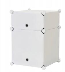 HÖGLER Moduláris Éjjeliszekrény MX55 Polcos Szekrény Ruhaszekrény Kozmetikumok 2 Modul (3901)