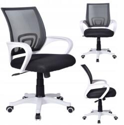 Lugano Forgószék íróasztalhoz fekete Vento Black Milk Mesh (VEN1-VENTO)