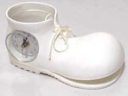 Atrix Fehér Gyerek Asztali Óra Atrix Cipő Alakú 24 x 11 cm (zegar but)